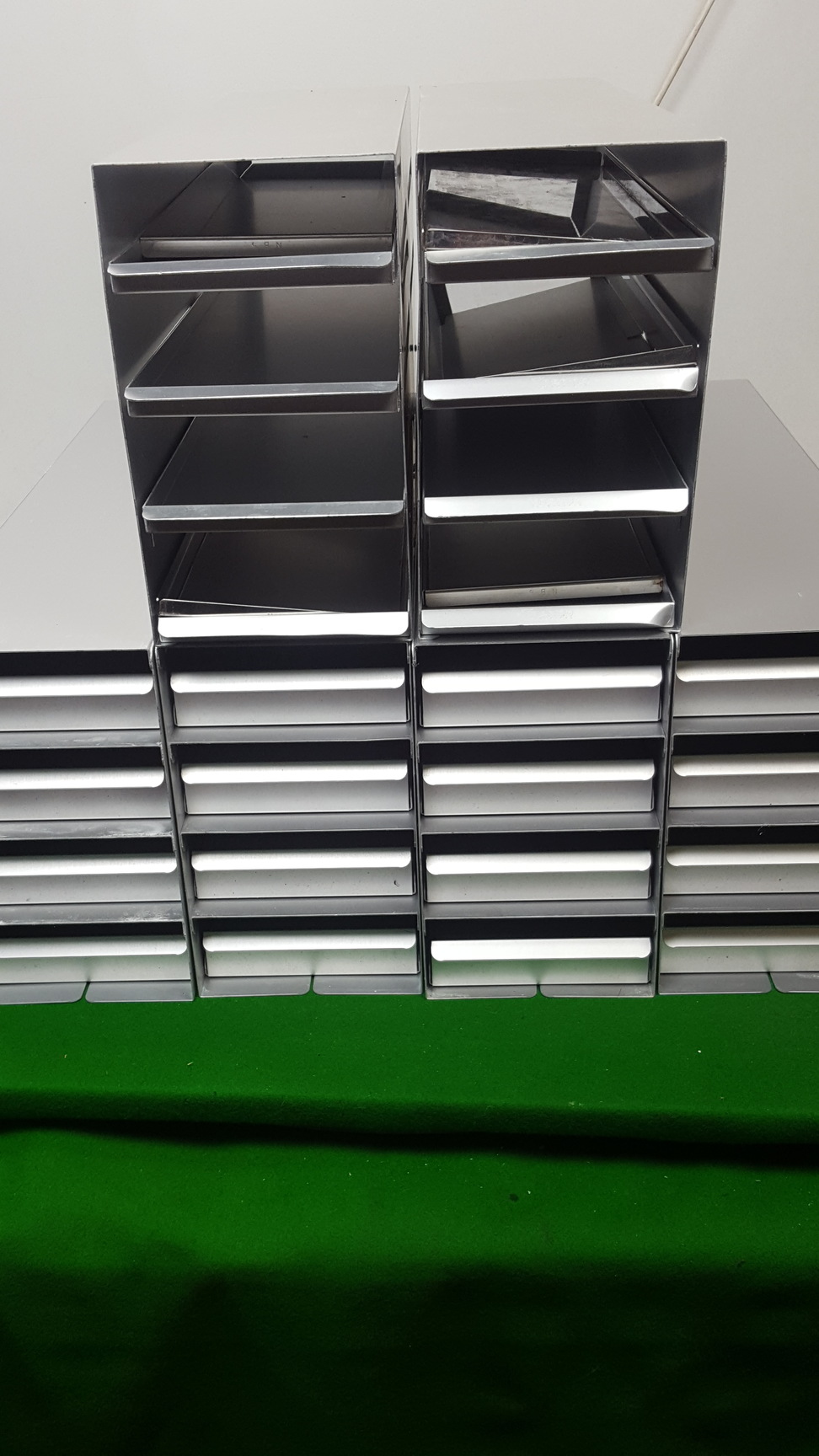 Set of 6 Aluminium Freezer Racks Laboratory Denley Lab 80