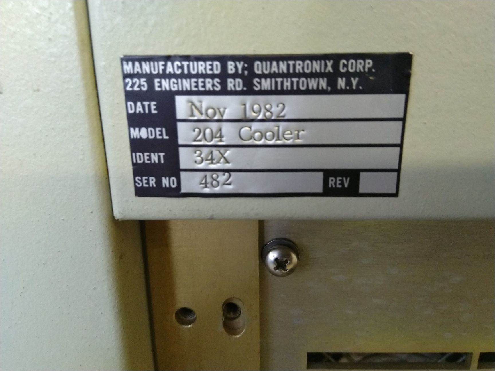 Image of Quantronix 116 Nd:YAG Laser System + 204 Cooler 