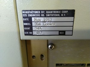 Thumbnail image of Quantronix 116 Nd:YAG Laser System + 204 Cooler 