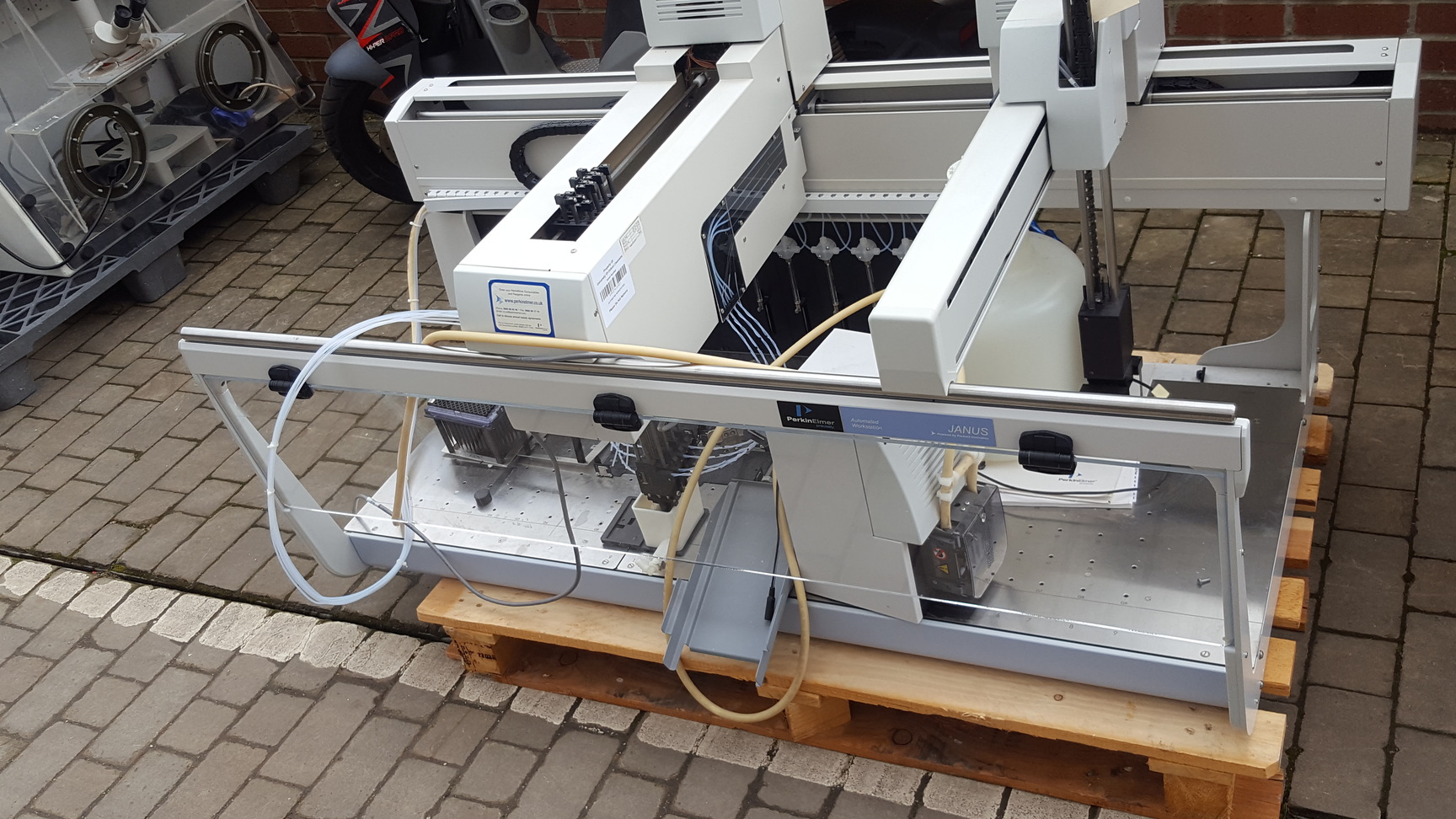 Image of Perkin Elmer JANUS G3 Expanded Automated Workstation & Peristaltic Pump