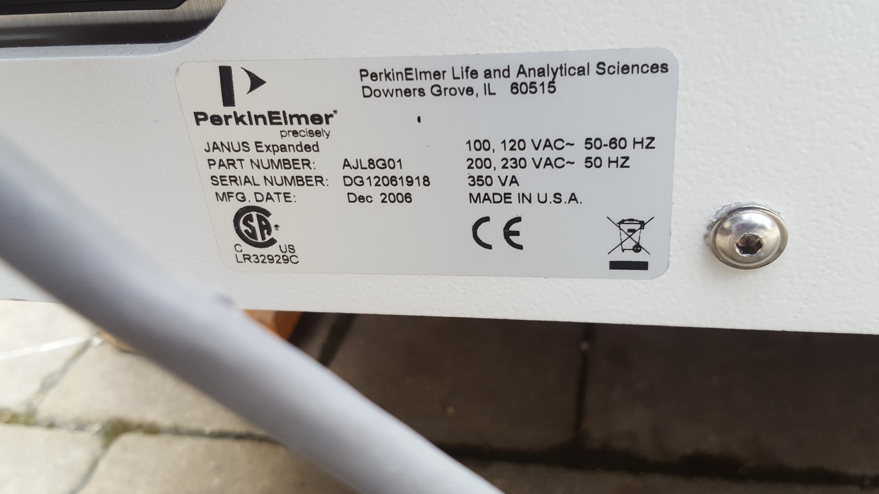 Image of Perkin Elmer JANUS G3 Expanded Automated Workstation & Peristaltic Pump