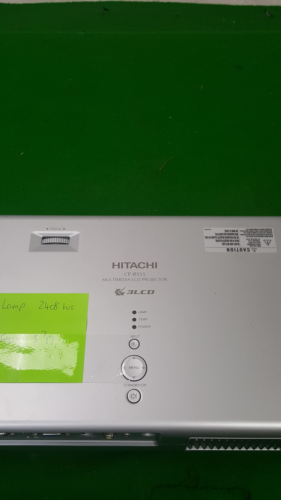 Image of Hitachi CP-RS55 Multimedia LCD Projector IT Office