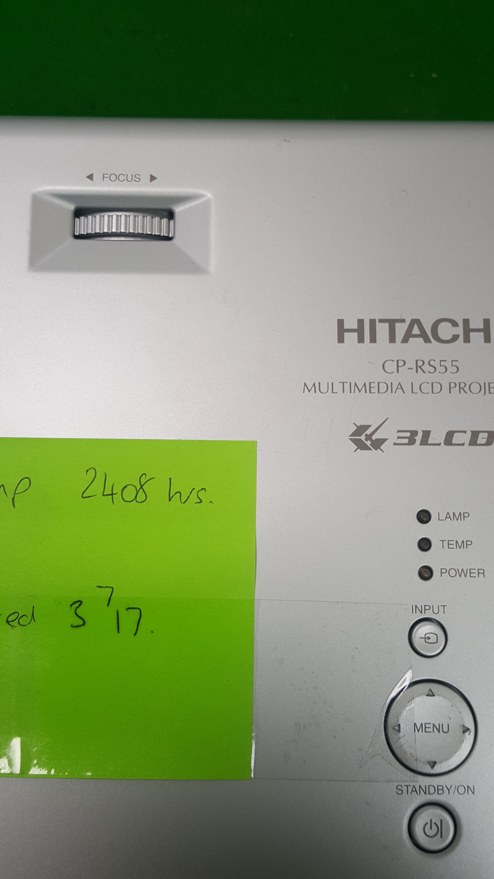 Image of Hitachi CP-RS55 Multimedia LCD Projector IT Office