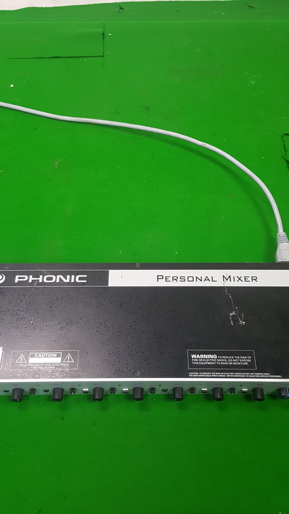 Image of Phonic PM801 Single Rack Unit 8-Channel Mixer with Tone Control