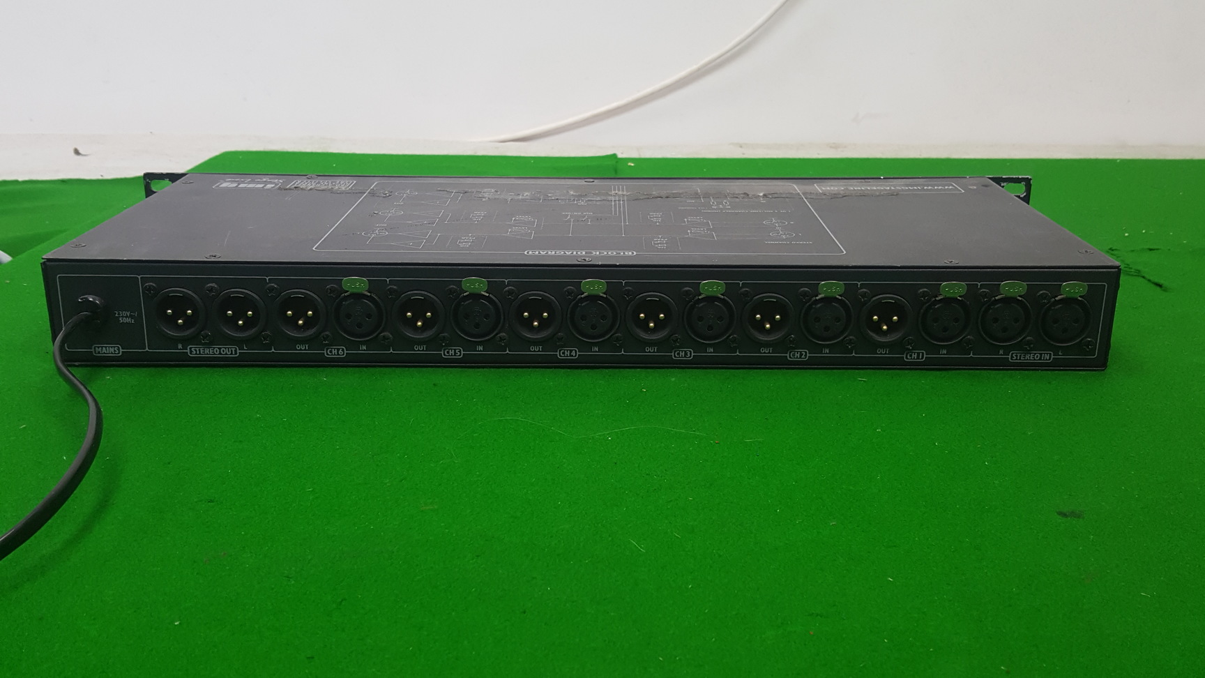 Image of IMG Stage Line LS-808  Pro 6-Channel Mic/Line Mixer Line Splitter