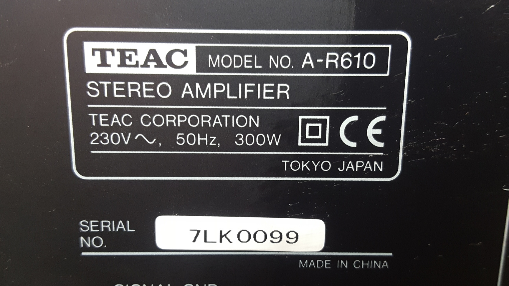 Image of Teac A-R610 Stereo Amplifier 