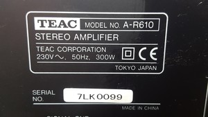 Thumbnail image of Teac A-R610 Stereo Amplifier 