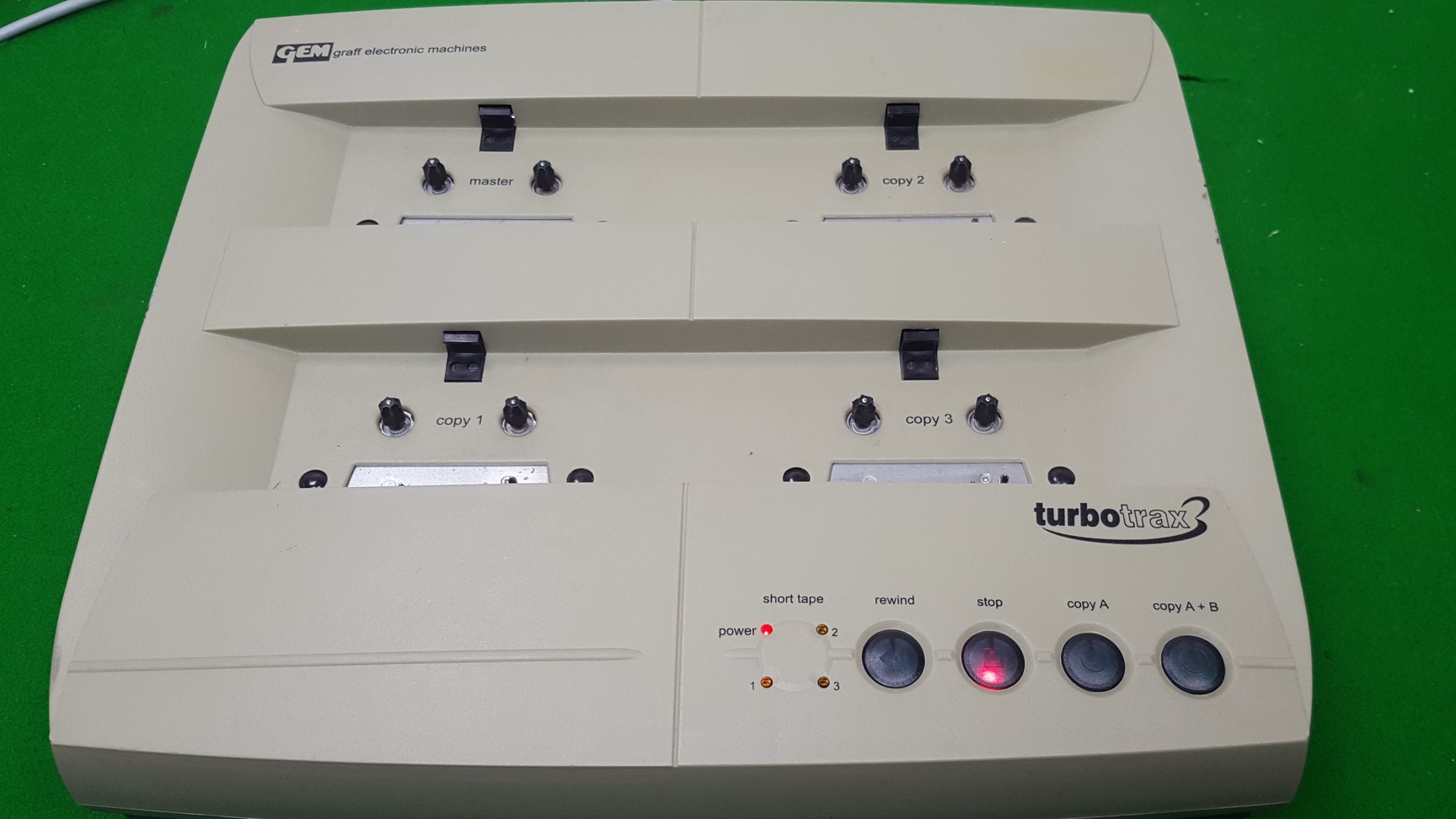 Image of GEM Turbo Trax 3 LC60262 Cassette Duplicator