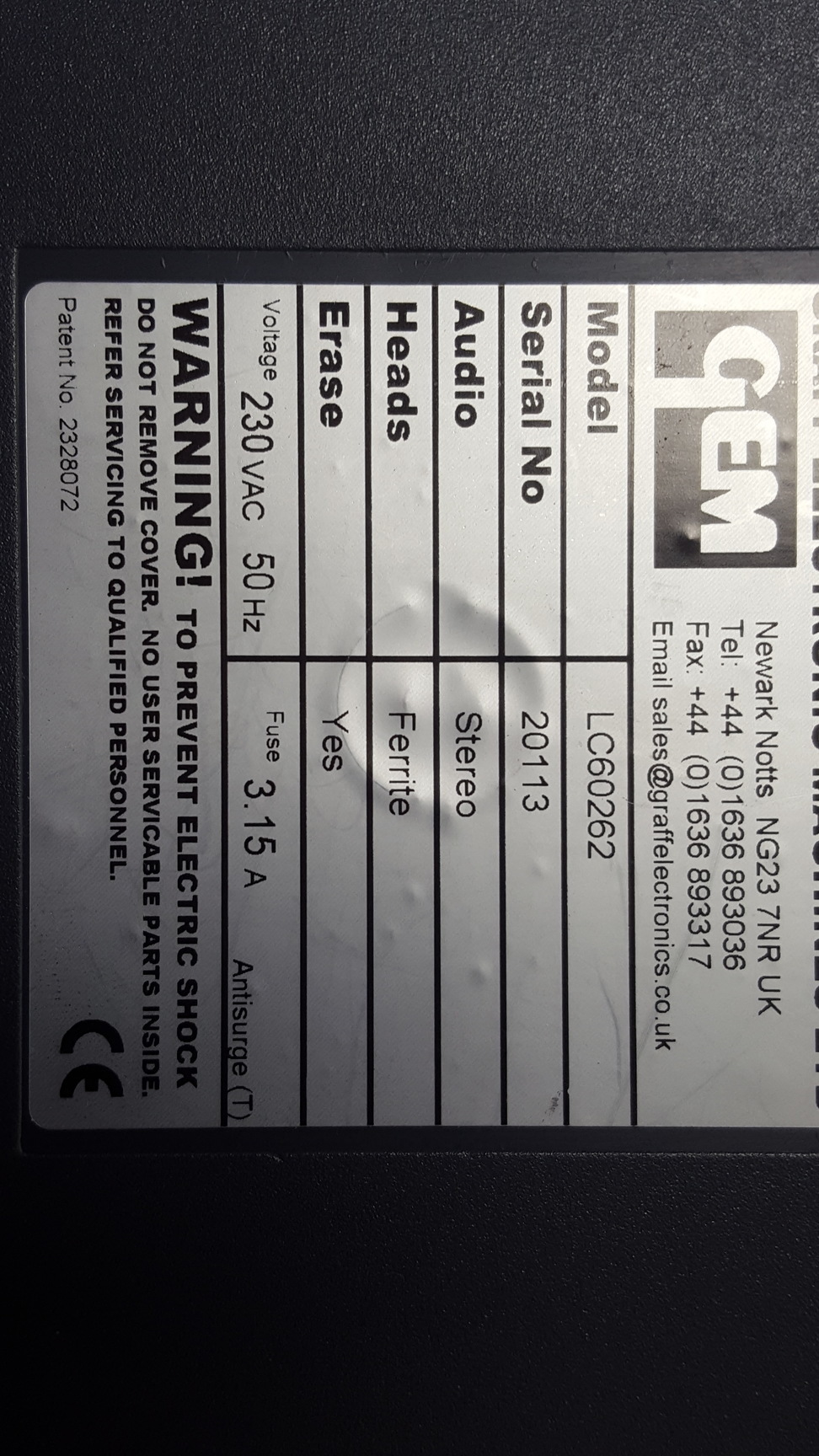 Image of GEM Turbo Trax 3 LC60262 Cassette Duplicator