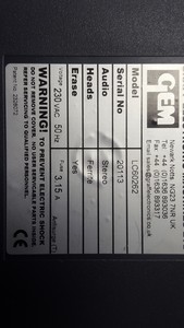 Thumbnail image of GEM Turbo Trax 3 LC60262 Cassette Duplicator