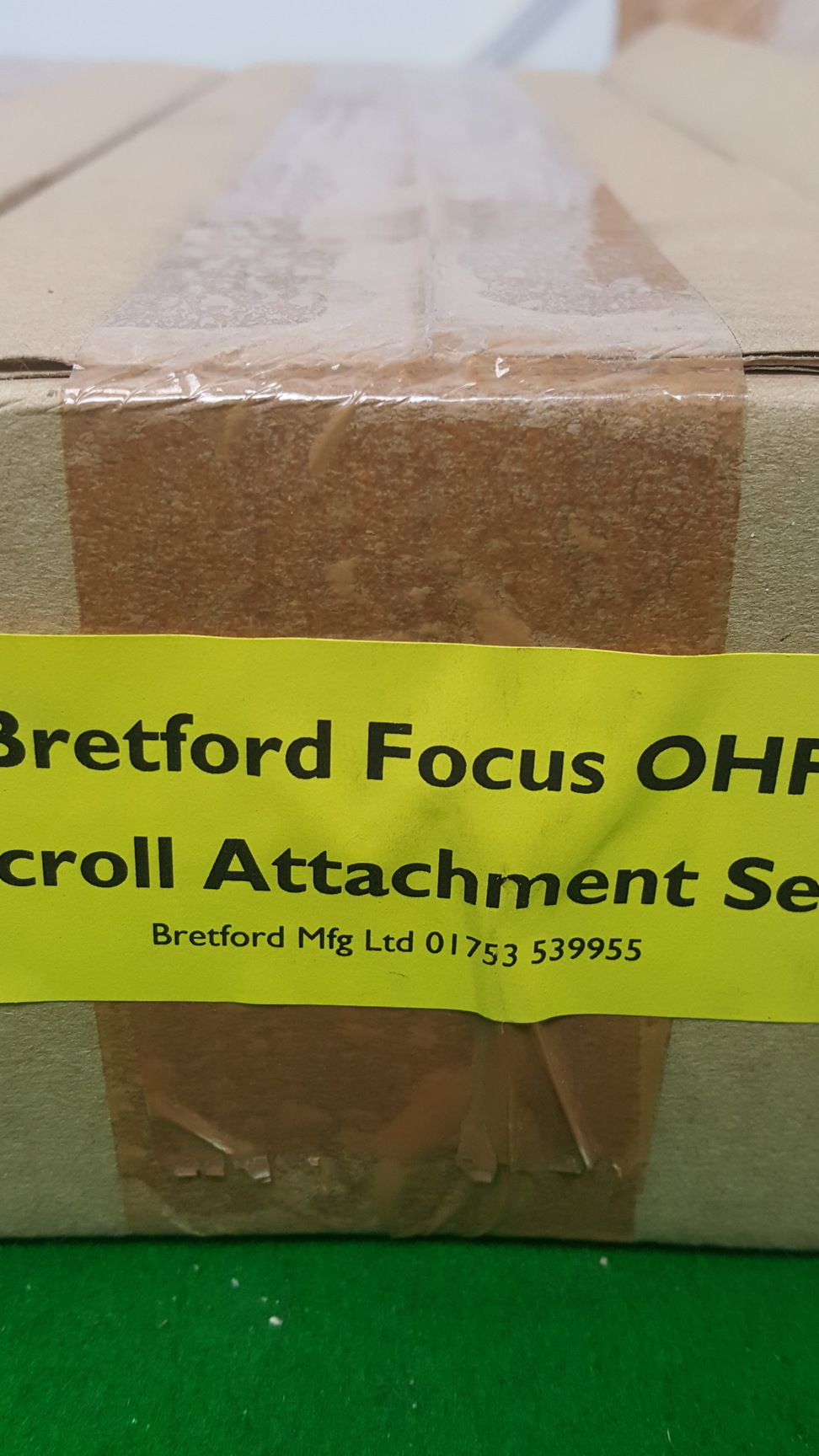 Image of Bretford Focus OHP Overhead Projector Scroll Attachment Set Acetate