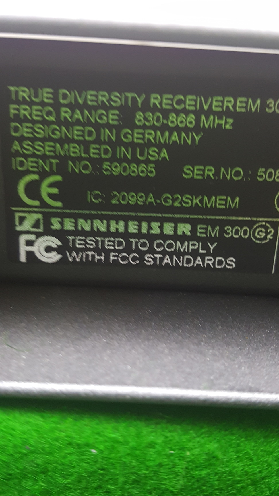 Image of Sennheiser EW 300 IEM G2 Wireless Mic Receiver