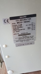 Thumbnail image of Sanyo MCO-18AIC CO2 Incubator - Faulty Spares Repair
