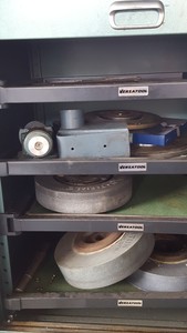 Thumbnail image of Versatool - Pinder Two Door Metal Tool Cupboard Grinding Wheels Industrial Furni