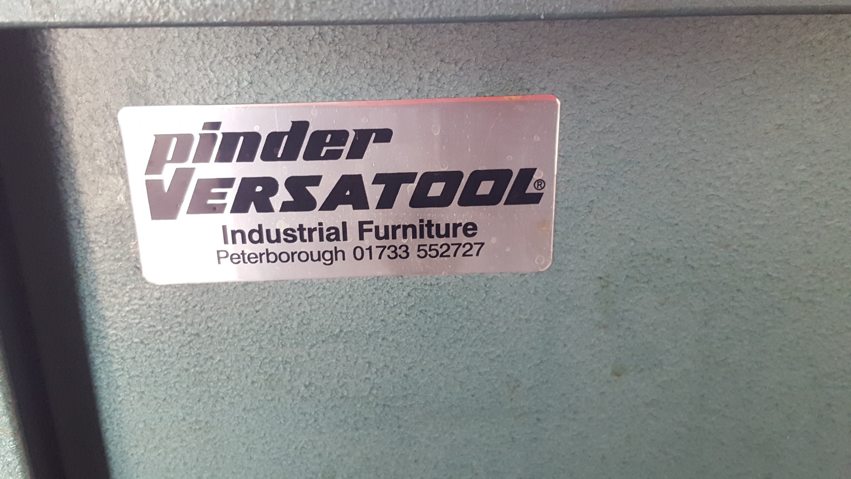 Image of Versatool - Pinder Two Door Metal Tool Cupboard Grinding Wheels Industrial Furni