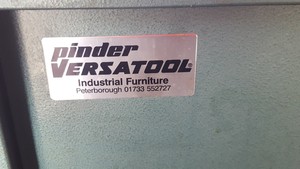 Thumbnail image of Versatool - Pinder Two Door Metal Tool Cupboard Grinding Wheels Industrial Furni