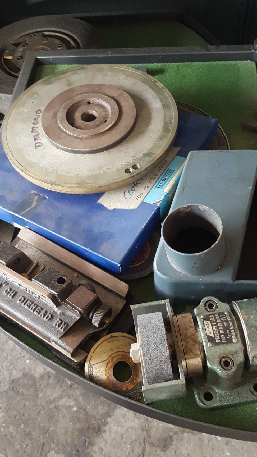 Image of Versatool - Pinder Two Door Metal Tool Cupboard Grinding Wheels Industrial Furni