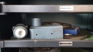 Thumbnail image of Versatool - Pinder Two Door Metal Tool Cupboard Grinding Wheels Industrial Furni