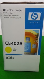 Thumbnail image of HP CB402A Yellow Original LaserJet Toner Cartridge 