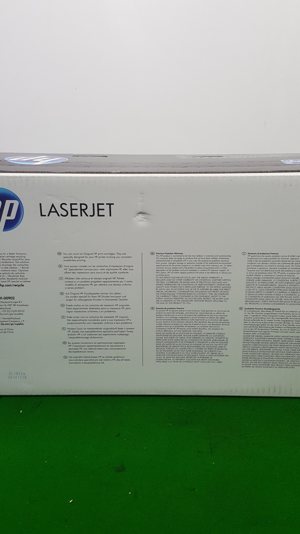 Image of HP CB401A Cyan Original LaserJet Toner Cartridge 