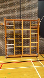 Thumbnail image of Continental Sports Wooden Wall Climbing Frame Sports PE Gymnastics Gym Ladder