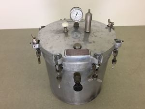 Thumbnail image of Vintage Aluminium Portable Autoclave Pressure Vessel Steel
