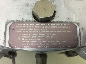 Thumbnail image of Vintage Aluminium Portable Autoclave Pressure Vessel Steel