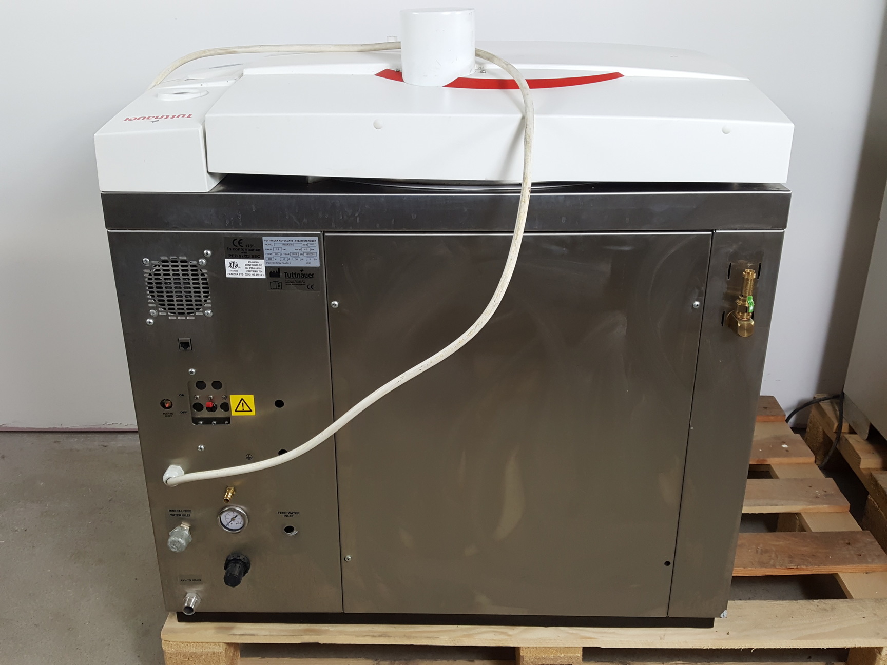 Image of Tuttnauer 5050 ELV-D 110L  Laboratory Autoclave W/ Silent Master Lab Faulty