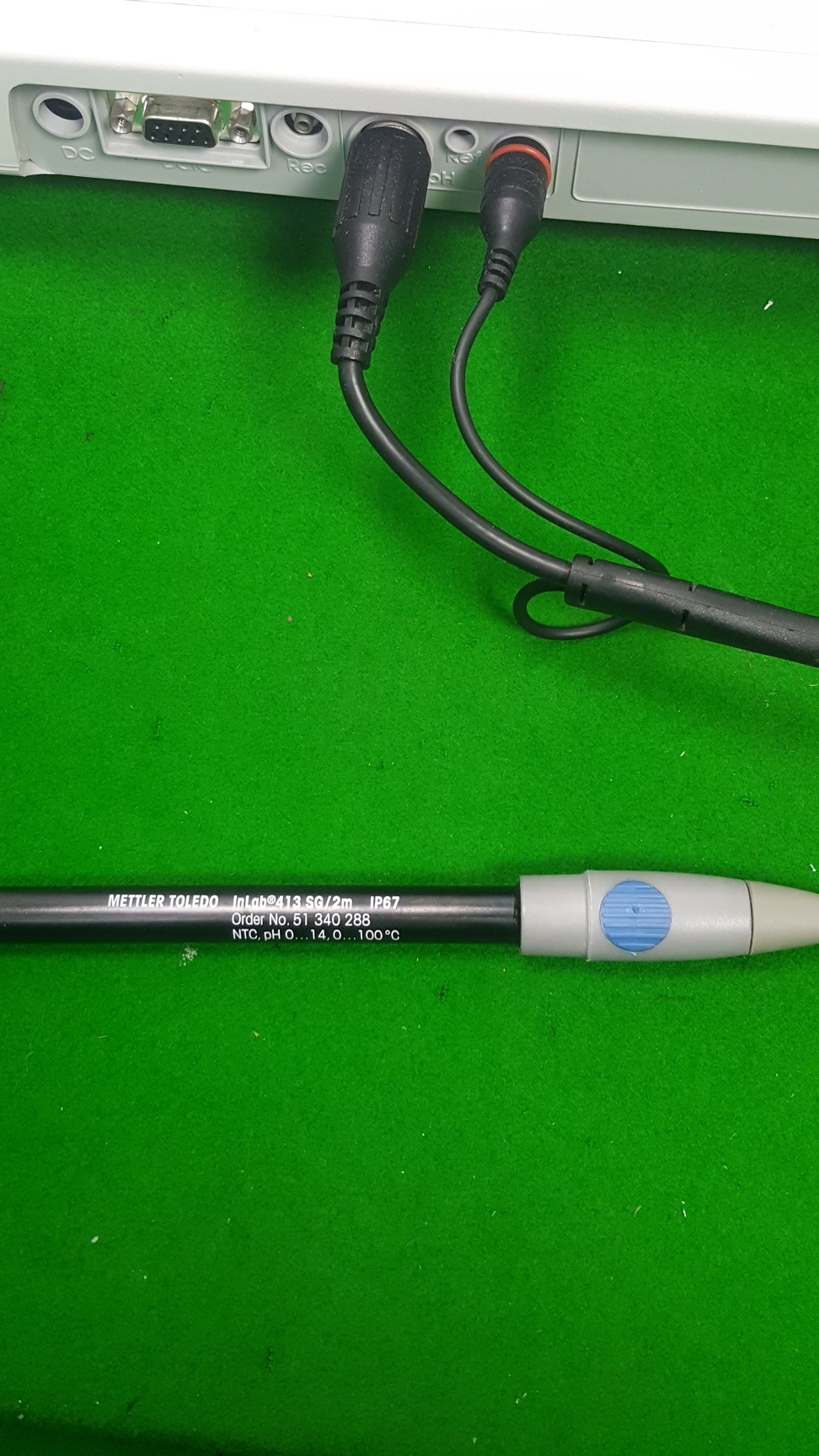 Image of Mettler Toledo MP230 pH Meter H+ Lab 