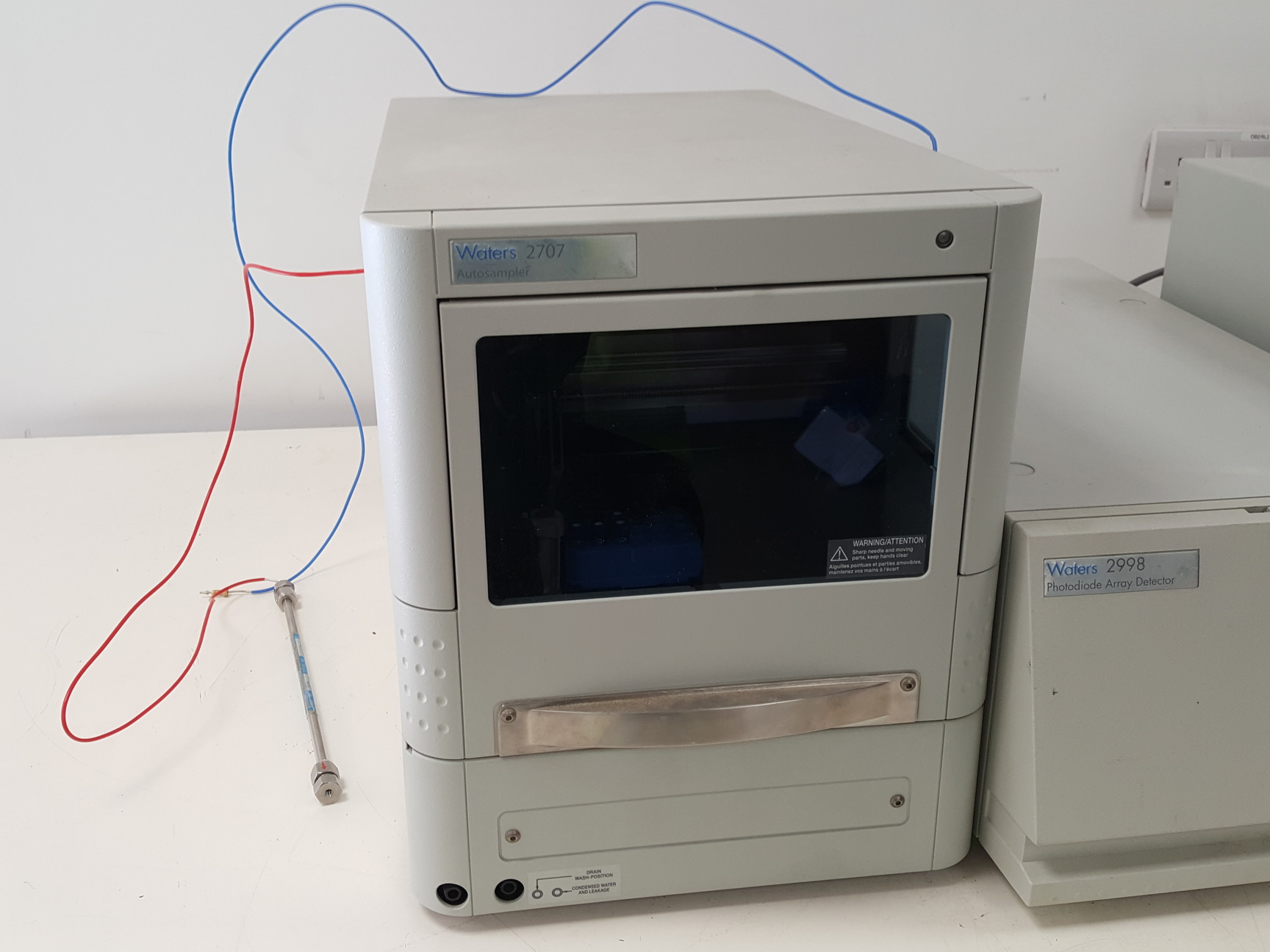 Image of Waters 2707 Autosampler, Temp Module, 2998 Photodiode Array 2535 Pump HPLC Lab