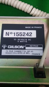 Thumbnail image of Gilson 202139 Sampler Keypad HPLC Chromatography