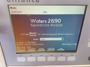 Thumbnail image of Waters Alliance HPLC 2690 Seperations + 474 Scanning Fluorescence Detector, Lab