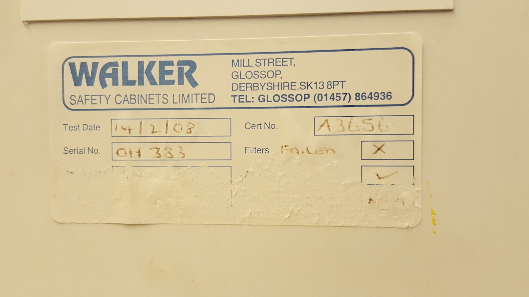 Image of Bassaire 04HF Laminar Flow Cabinet LFC Lab