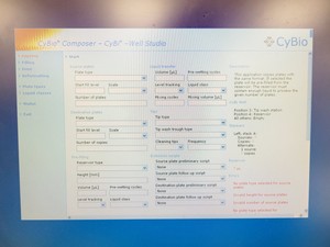 Thumbnail image of CyBio CyBi-Well Automated Simultaneous Pipettor System Lab