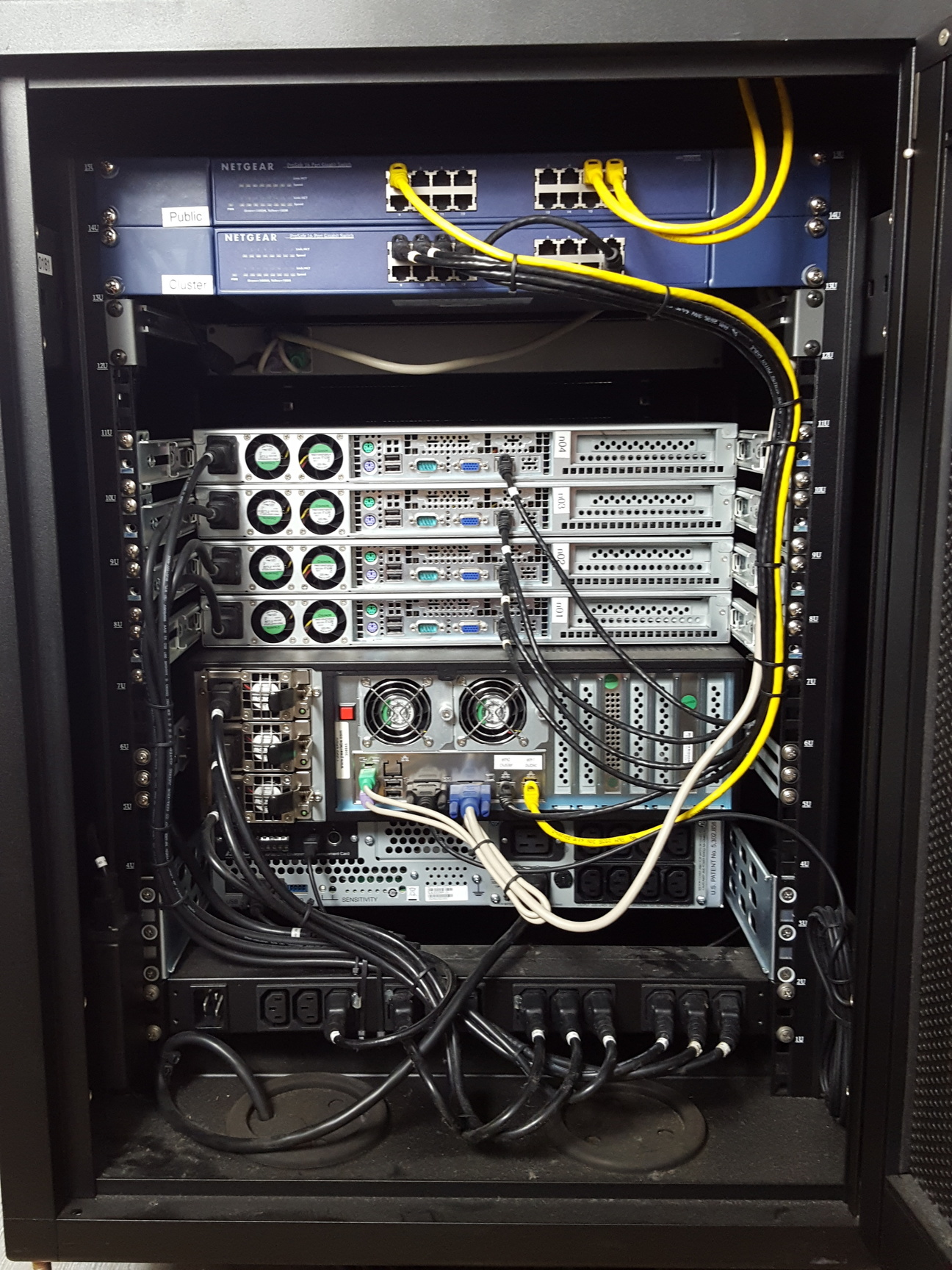 Image of PSSC Labs PSSC-PWF-DX5150-5N Server System - Netgear ProSafe, APS Smart UPS 3000