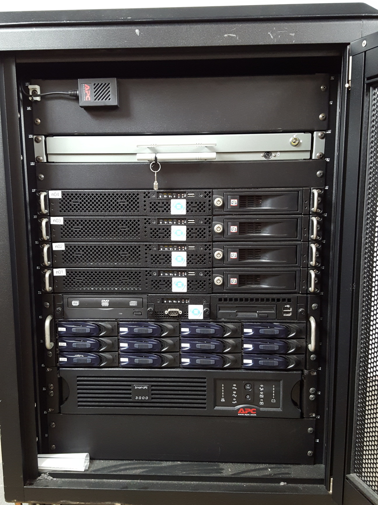 Image of PSSC Labs PSSC-PWF-DX5150-5N Server System - Netgear ProSafe, APS Smart UPS 3000