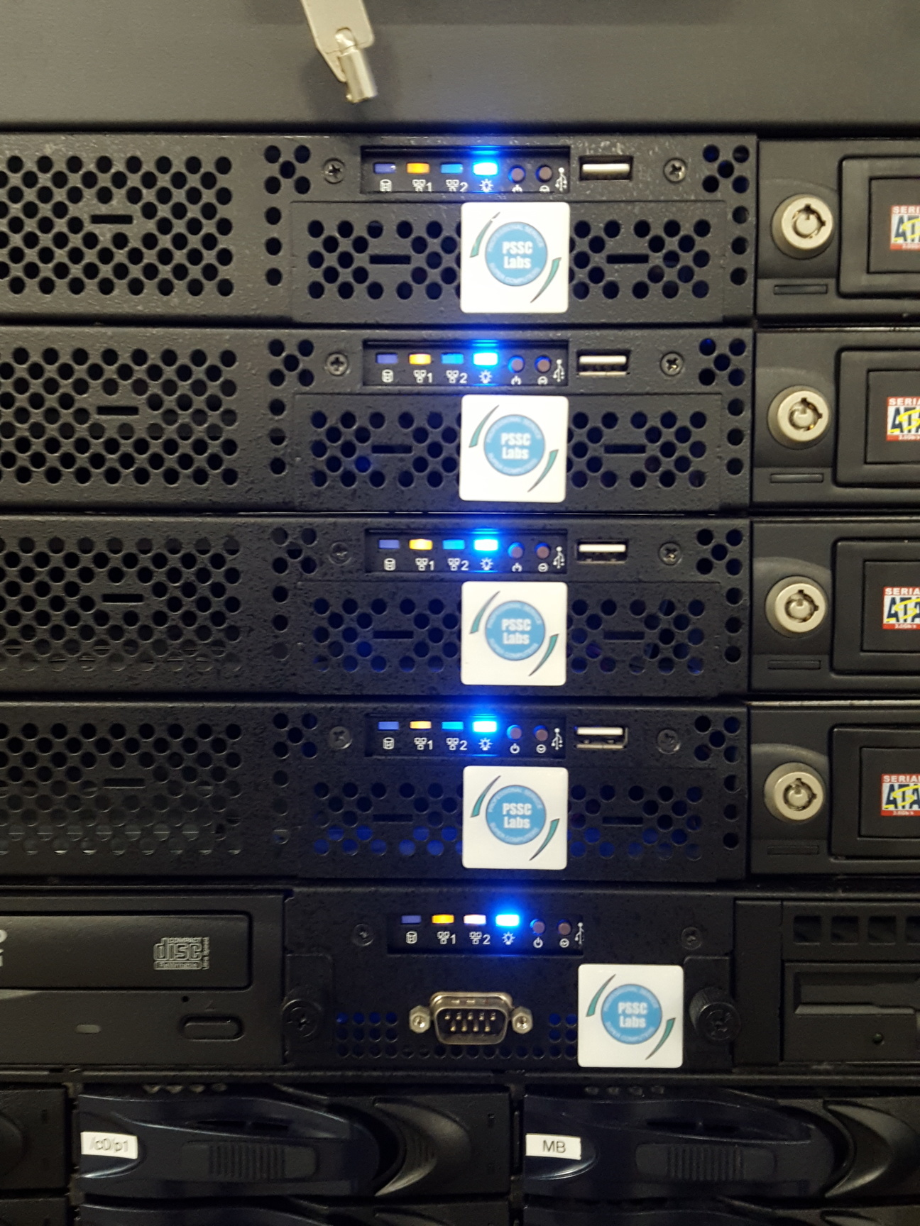 Image of PSSC Labs PSSC-PWF-DX5150-5N Server System - Netgear ProSafe, APS Smart UPS 3000