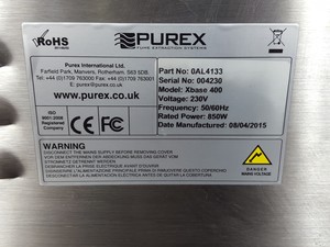 Thumbnail image of Purex xBase 400 Laboratory Laser Fume Extractor / Filter System Lab 0AL4133