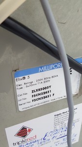Thumbnail image of Millipore Elix 5 UV Water Purification System Lab Purifier