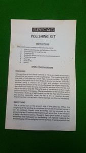 Thumbnail image of Specac Polishing Kit Spectrometer / Spectroscopic 