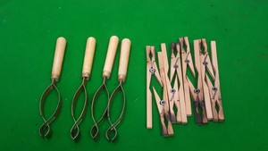 Thumbnail image of Job Lot Teaching Chemistry Equipment Glassware Spatulas Spoons Tongs 