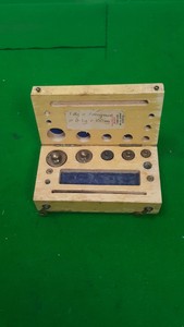 Thumbnail image of Baird & Tatlock London Set of Brass Weights Weighing Scales Antique Scientific