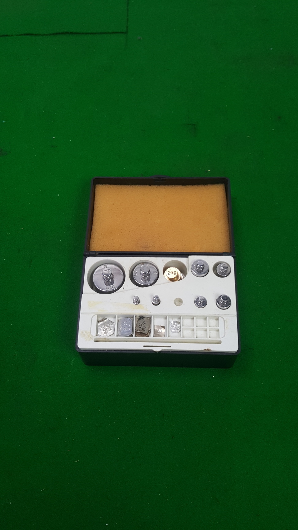 Image of Baird & Tatlock London Set of Brass Weights Weighing Scales Antique Scientific