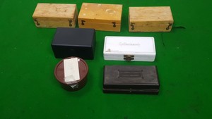 Thumbnail image of Baird & Tatlock London Set of Brass Weights Weighing Scales Antique Scientific