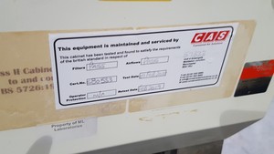 Thumbnail image of  Baker SterilGard II SG400-UK Class 2 Microbiological Safety Cabinet Biosafety