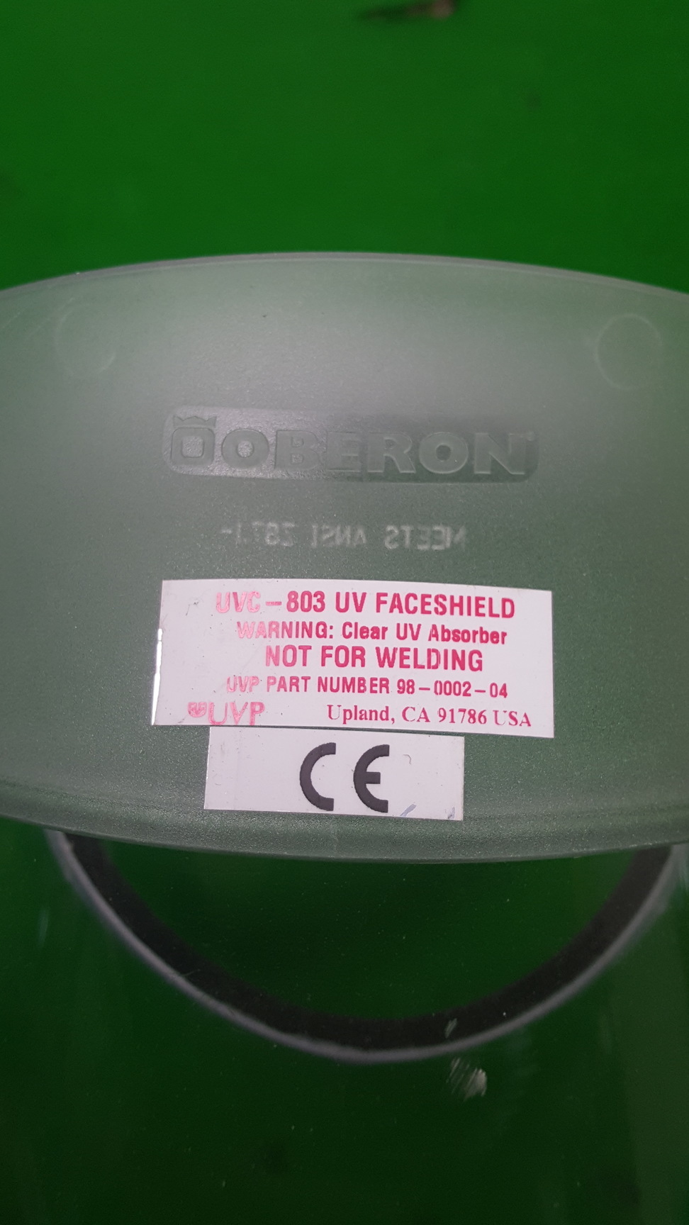 Image of UVP UVC-803 UV Faceshield - Clear UV Absorber (Lot of 2)