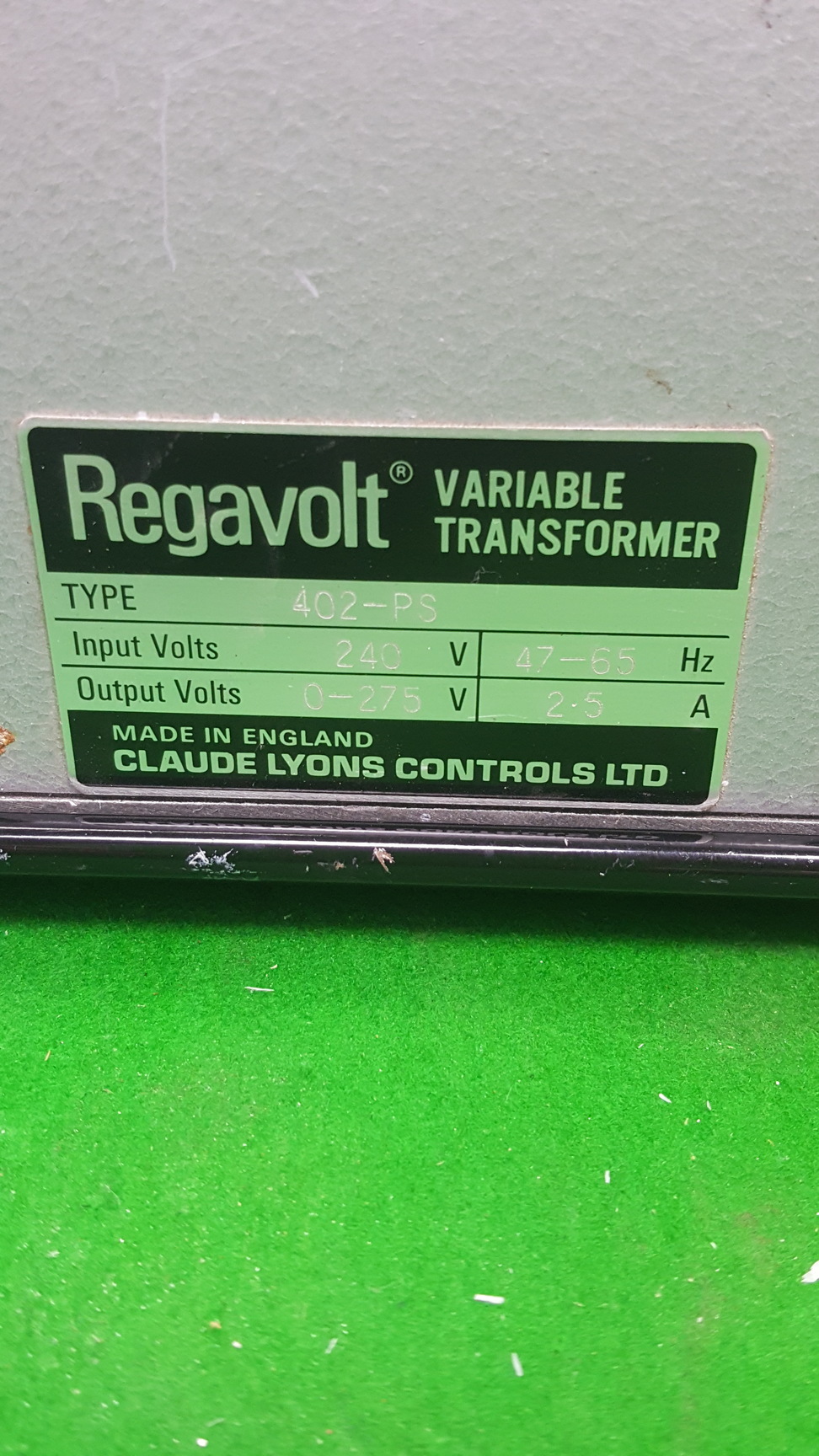 Image of Claude Lyons 402-PS Variable Transformes