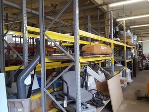 Thumbnail image of Job Lot of Dexion Pallet Racking 46 Uprights 4m Tall, 130 Beams 2.7m Wide 900mm