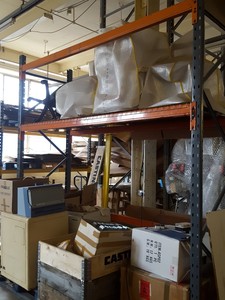 Thumbnail image of Job Lot of Dexion Pallet Racking 46 Uprights 4m Tall, 130 Beams 2.7m Wide 900mm