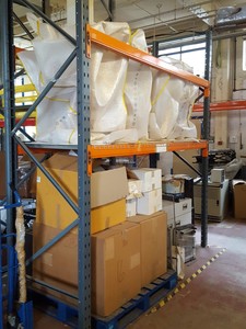 Thumbnail image of Job Lot of Dexion Pallet Racking 46 Uprights 4m Tall, 130 Beams 2.7m Wide 900mm